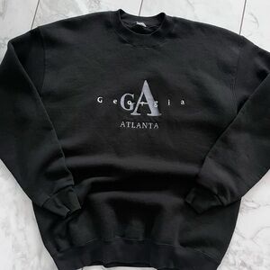 Vintage Atlanta Georgia 90’s Heavyweight Cotton Crewneck Sweater CK Design